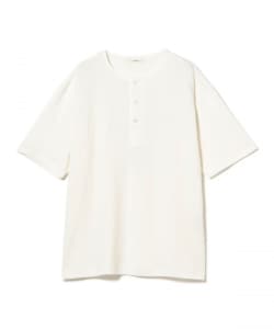 rinoneca / リネン 10オンス ヘンリーネック プルオーバー Tシャツ