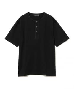 rinoneca / リネン 10オンス ヘンリーネック プルオーバー Tシャツ