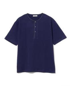 rinoneca / リネン 10オンス ヘンリーネック プルオーバー Tシャツ