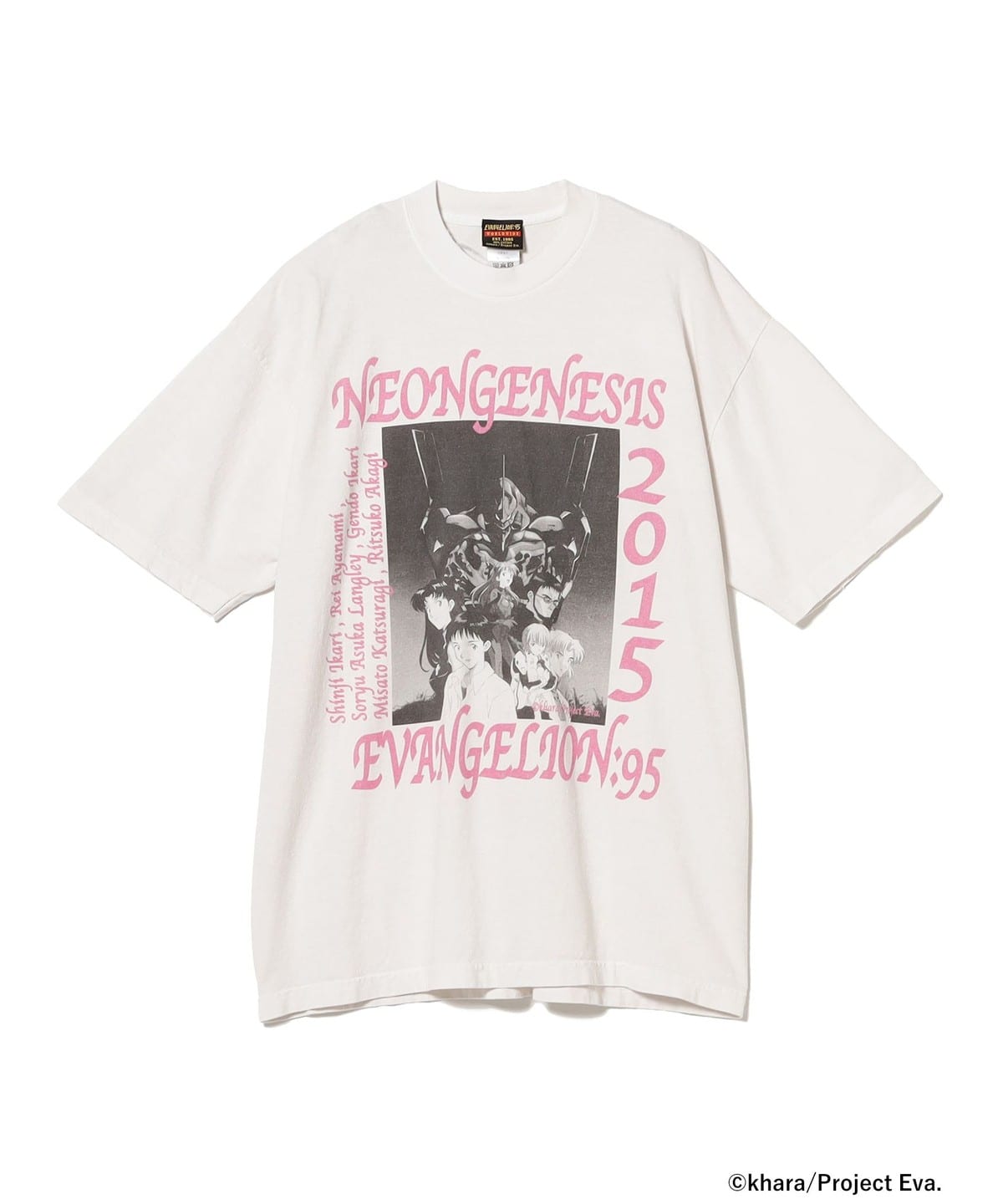EVANGELION:95 / グラフィック Tシャツ EVA0002A Tシャツ・カットソー MEN WHITE L EVANGELION:95 / グラフィック Tシャツ EVA0002A Tシャツ・カットソー MEN WHITE L