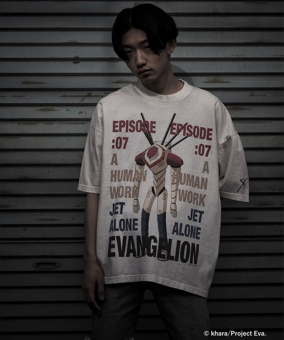 EVANGELION:95】0021 T-Shirt/WHITE(M WHITE): ファッション