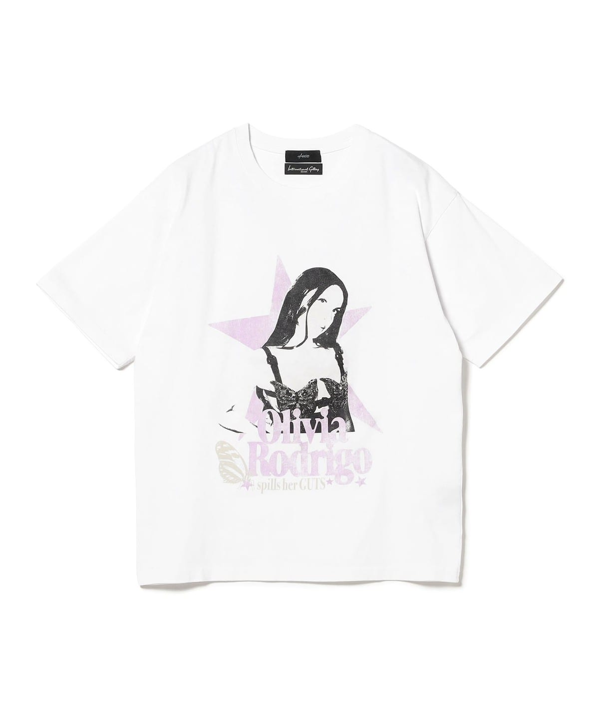 【別注】U/MUSIC × IG / UNDERSONG Olivia Rodrigo グラフィック Tシャツ Tシャツ・カットソー MEN WHITE M 【別注】U/MUSIC × IG / UNDERSONG Olivia Rodrigo グラフィック Tシャツ Tシャツ・カットソー MEN WHITE M