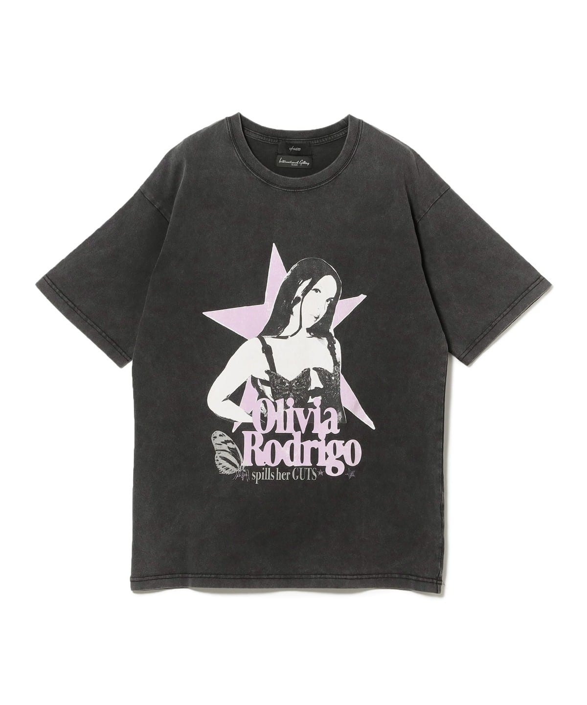 【別注】U/MUSIC × IG / UNDERSONG Olivia Rodrigo グラフィック Tシャツ Tシャツ・カットソー MEN BLACK S 【別注】U/MUSIC × IG / UNDERSONG Olivia Rodrigo グラフィック Tシャツ Tシャツ・カットソー MEN BLACK S
