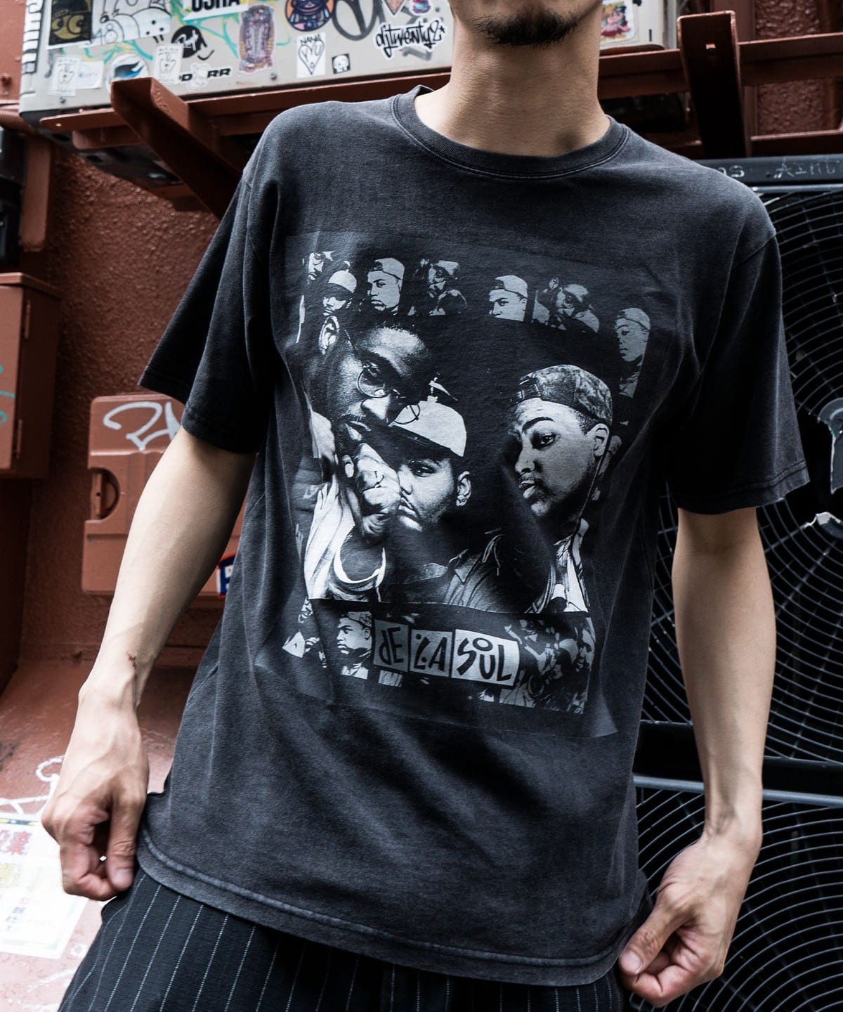 【別注】U/MUSIC × IG / UNDERSONG De La Soul グラフィック Tシャツ ① Tシャツ・カットソー MEN BLACK M 【別注】U/MUSIC × IG / UNDERSONG De La Soul グラフィック Tシャツ ① Tシャツ・カットソー MEN BLACK M