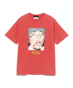【別注】U/MUSIC × IG / BILLIE EILISH グラフィック Tシャツ RED