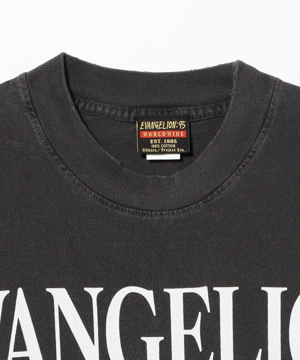 EVANGELION:95 / グラフィック Tシャツ EVA0096 ユーズド加工を施したボディを使用