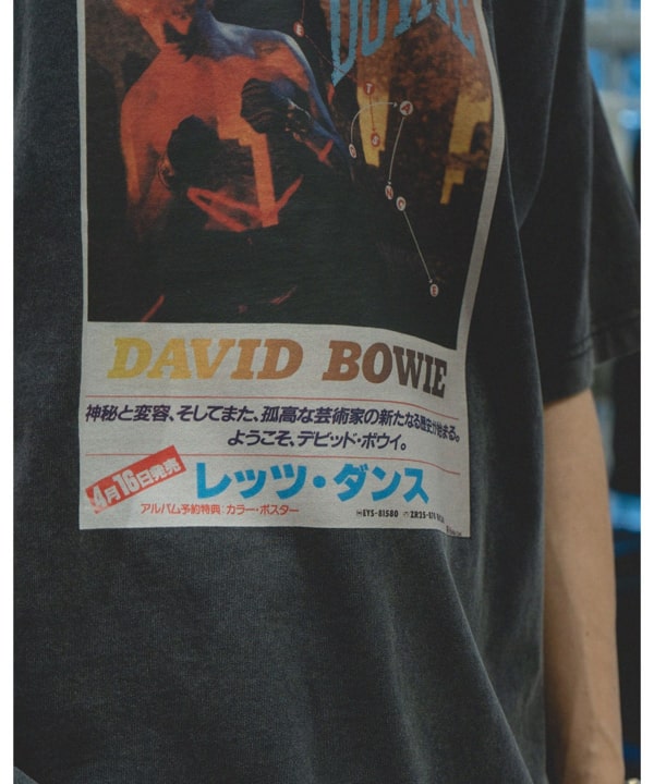 【別注】U/MUSIC × IG / DAVID BOWIE グラフィック Tシャツ