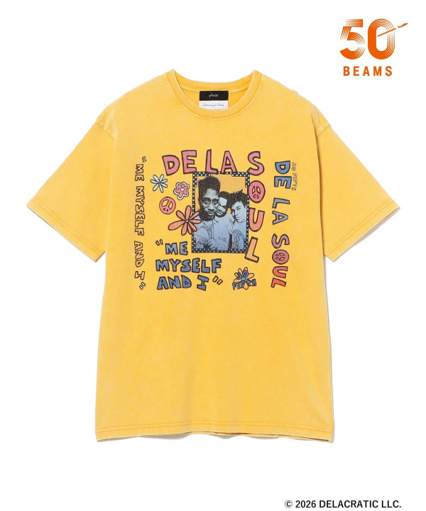 【別注】U/MUSIC × IG / DE LA SOUL グラフィック Tシャツ 26SS 程良くゆとりのあるシルエット