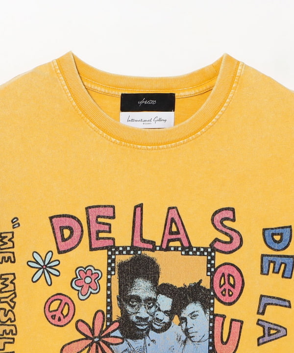 【別注】U/MUSIC × IG / DE LA SOUL グラフィック Tシャツ 26SS パウダー加工によるヴィンテージのような風合