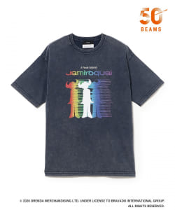 【別注】U/MUSIC × IG / JAMIROQUAI グラフィック Tシャツ NAVY