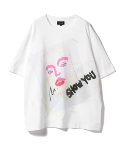 ▲TA CA Si / FACE プリントTシャツ