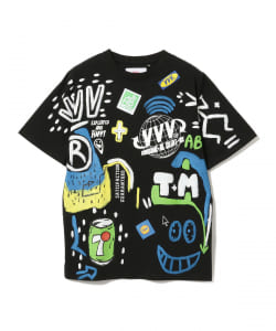 ▲Veni Vedi Vici / GLOBO HAND ハンドペイントTシャツ