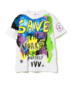 ▲Veni Vedi Vici / SAVE ハンドペイントTシャツ