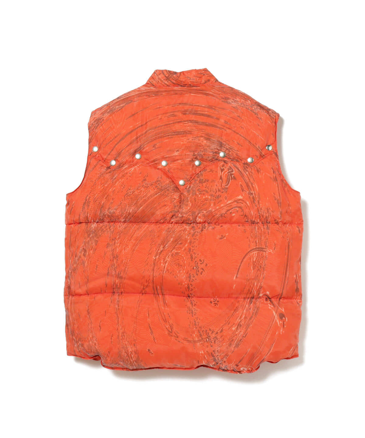 MASU MARBLE BANDANA PUFFER VEST ダウンベスト