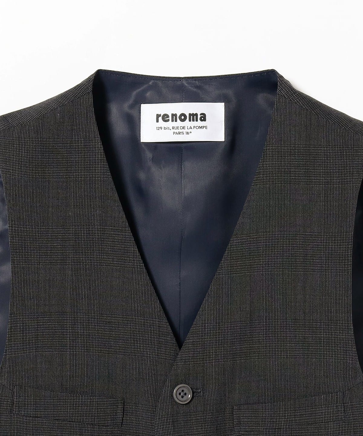 renoma paris レノマ BAMAKO ウルトラスウェード ベスト renoma paris レノマ BAMAKO ウルトラスウェード ベスト