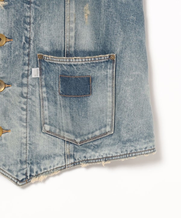 RRL キルティングベスト　デニム　コーティング　【美品】 2025年最新】Yahoo!オークション -rrl キルティングベストの中古