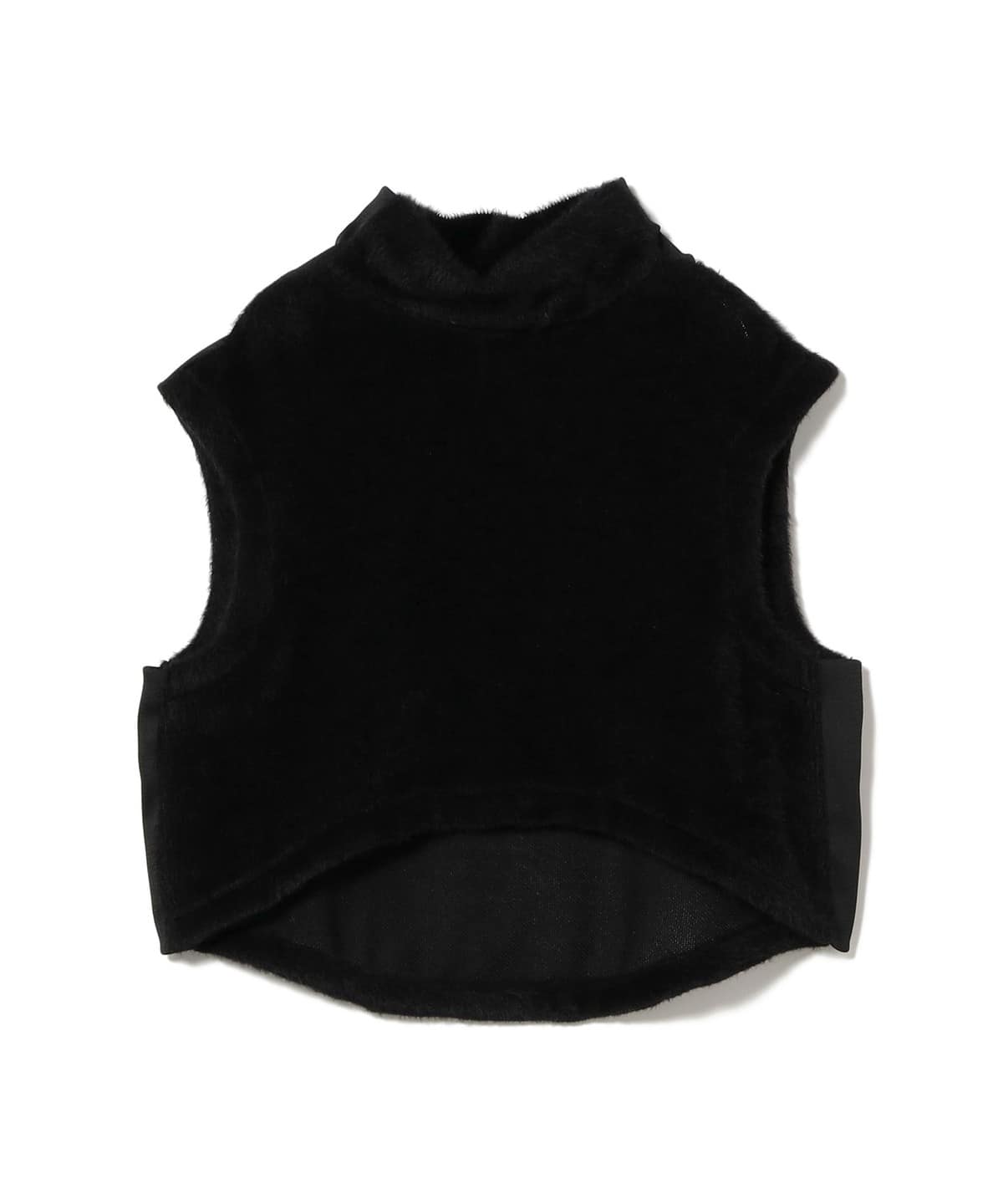 m's braque エムズブラック / シャギー クロップド ベスト トップス MEN BLACK ML(ONE SIZE) m's braque エムズブラック / シャギー クロップド ベスト トップス MEN BLACK ML(ONE SIZE)