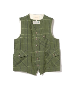 ▲NICHOLAS DALEY / 3ポケット チェック ウエストコート
