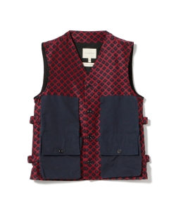 ▲NICHOLAS DALEY / フローラル ミリタリーベスト