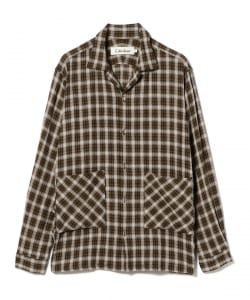 Caledoor / パナマコットン オープンカラーシャツ