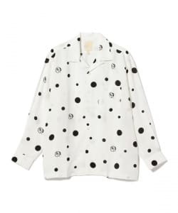 THE STYLIST JAPAN / ランダムドット オープンカラーシャツ