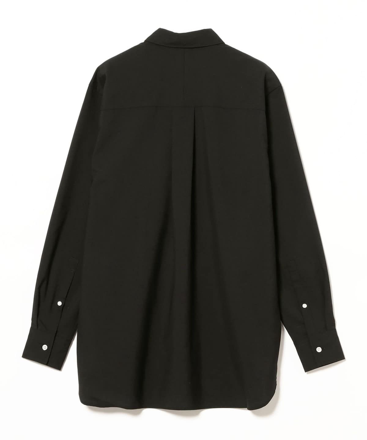 :colon ダブルポケットシャツ wool Toropical - Black International Gallery BEAMS（インターナショナルギャラリー