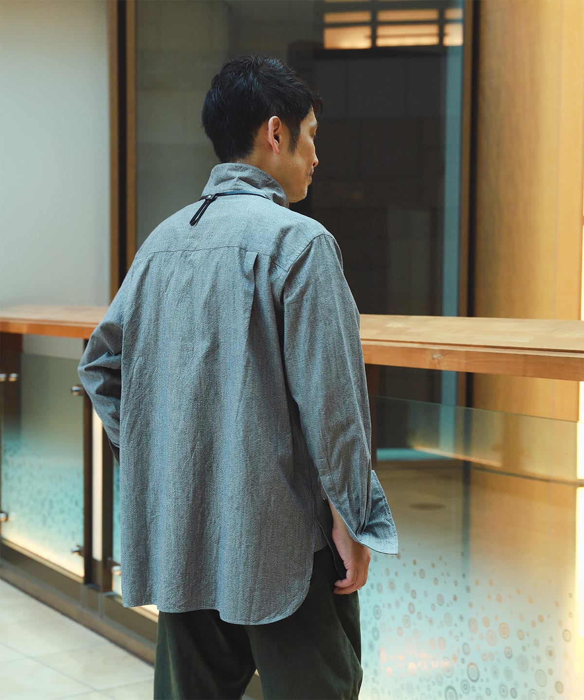 2着セット :colon コロン CSH-4 Cotton Broad CSH-4 – 1/60 Linen Cloth – Ivory / ダブルポケット シャツ