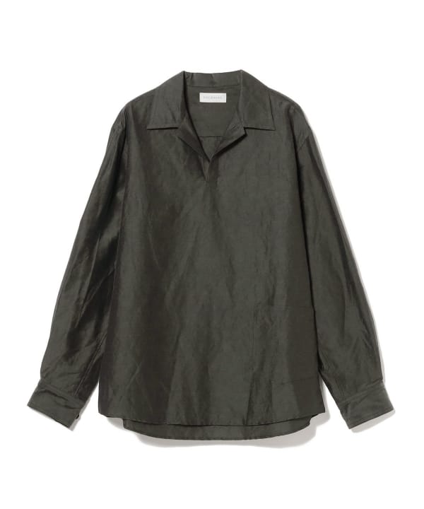 ★美品★BEAMS AK+1 スキッパーシャツ BEAMS HEART（ビームス ハート）袖デザイン スキッパー シャツ