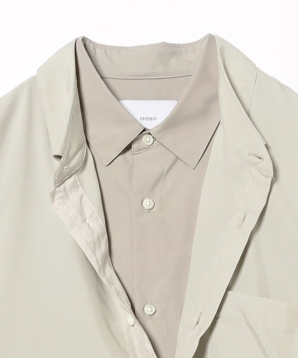 stein（シュタイン）2023SS 23SS OVERSIZED LAYERED SHIRT(TL