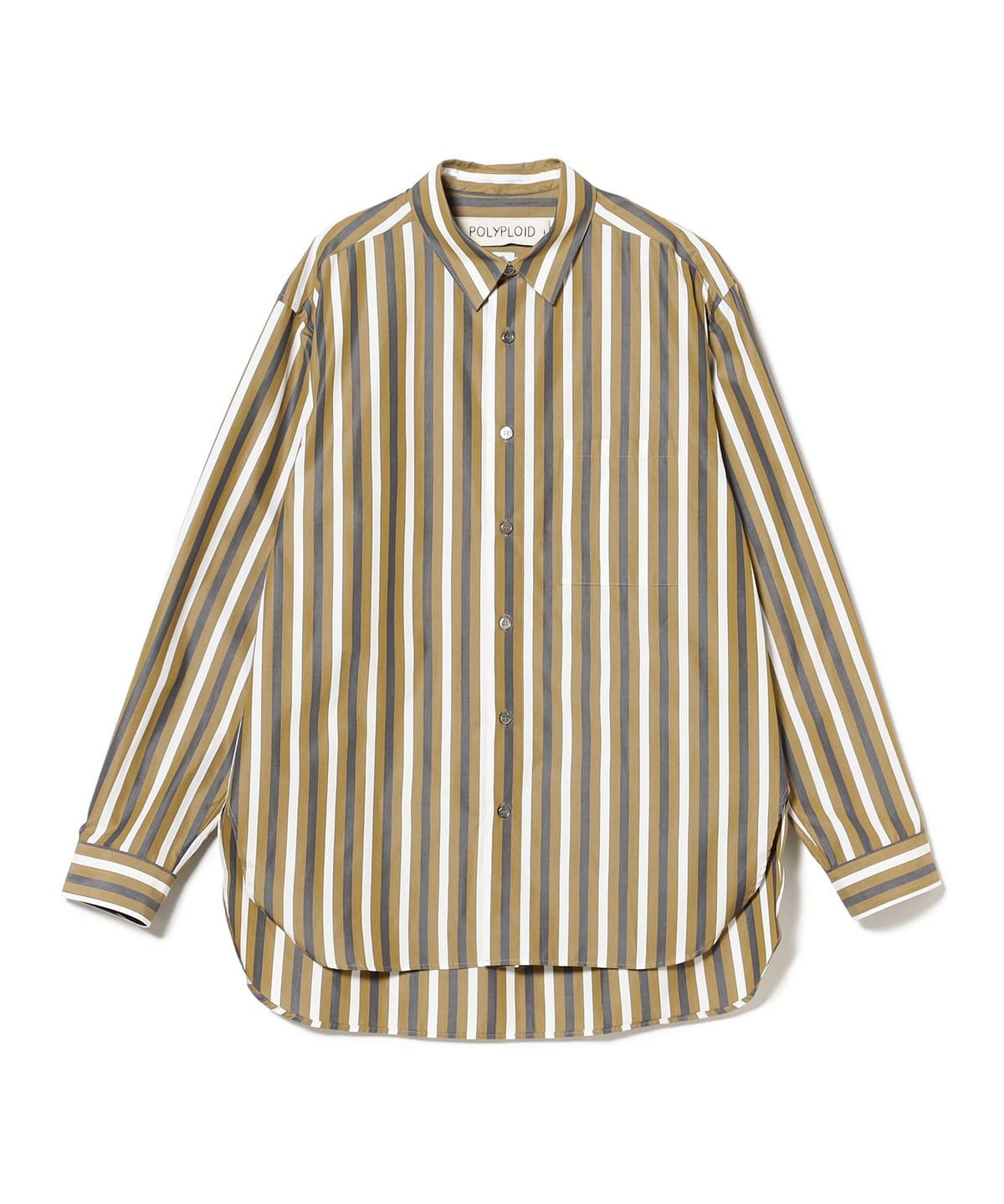 POLYPLOID / コットンブロード レギュラーカラーシャツ シャツ・ブラウス MEN MUSTD ST 3 POLYPLOID / コットンブロード レギュラーカラーシャツ シャツ・ブラウス MEN MUSTD ST 3