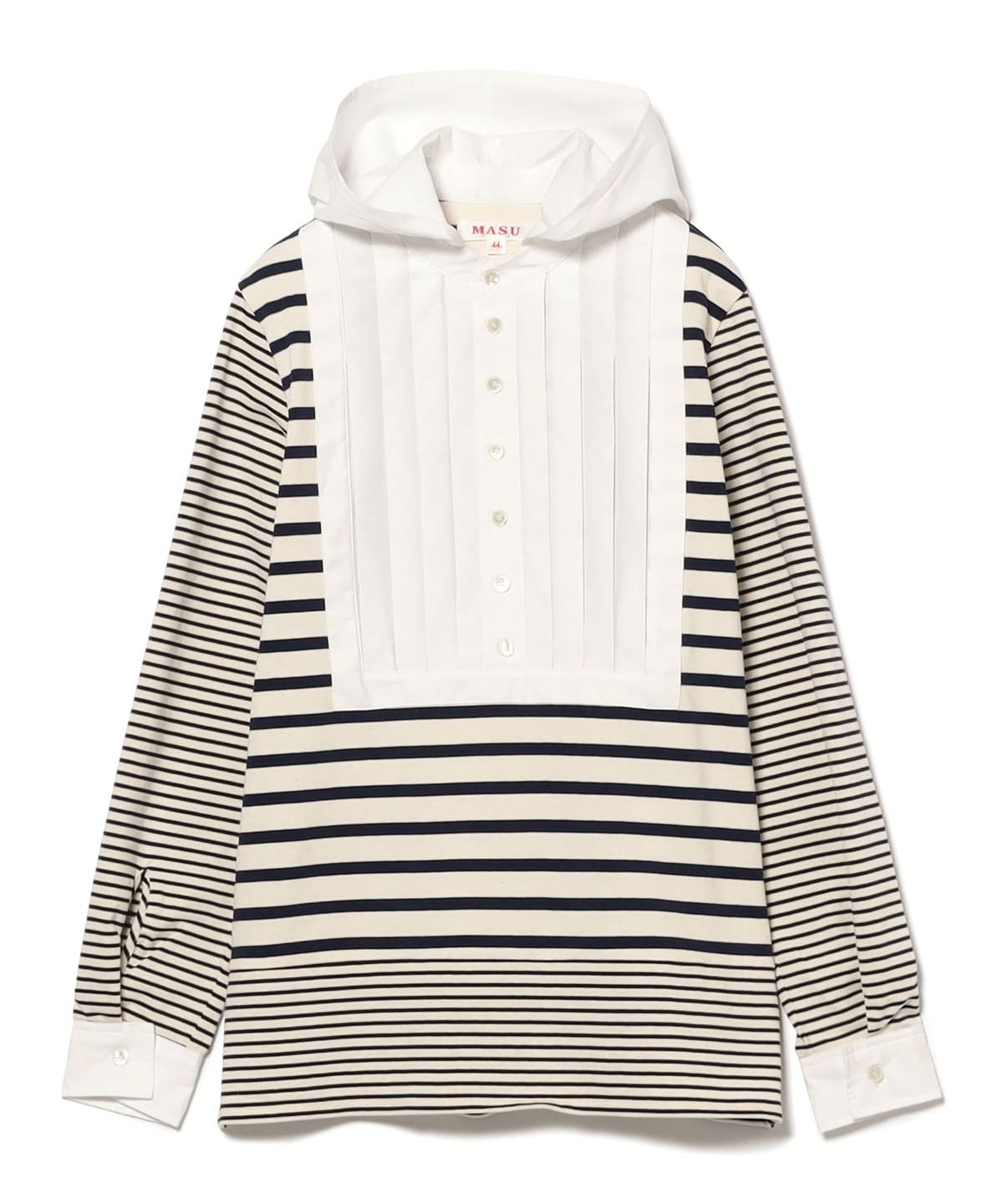 MASU エムエーエスユー / イカ胸 プルオーバーシャツ シャツ・ブラウス MEN NAVY 44 MASU エムエーエスユー / イカ胸 プルオーバーシャツ シャツ・ブラウス MEN NAVY 44