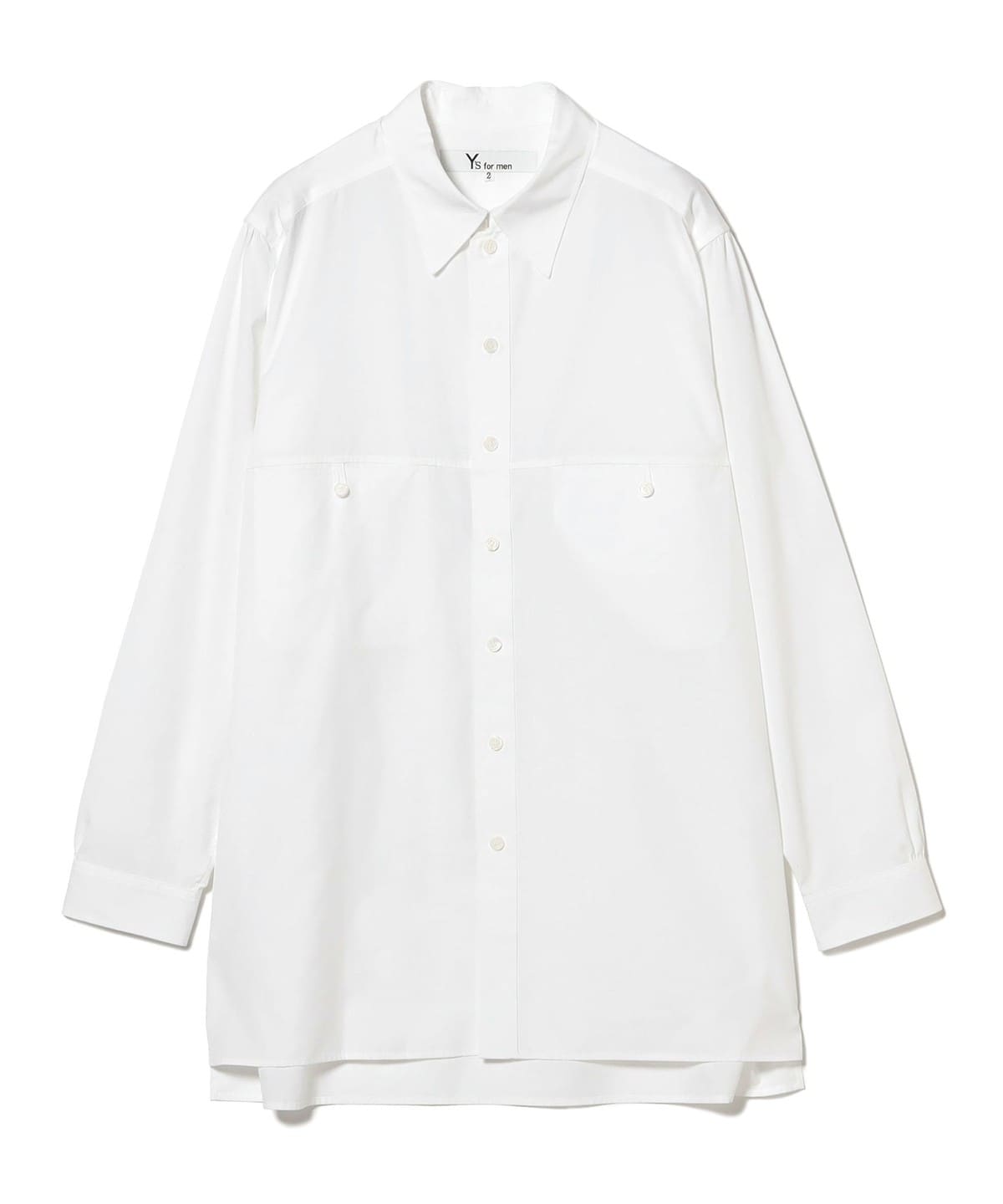 Y's for men / コットンブロード パネルポケット シャツ シャツ・ブラウス MEN WHITE 2 Y's for men / コットンブロード パネルポケット シャツ シャツ・ブラウス MEN WHITE 2