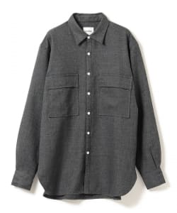 【+15%ポイントUP】【別注】:colon / シャンブレー ダブルポケット シャツ