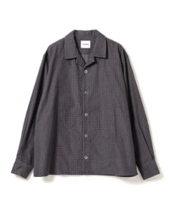 【+15%ポイントUP】【別注】:colon / ドット コーデュロイ オープンカラー シャツ