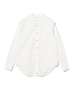 SASAKI SATORU / コットンナイロン レイヤード シャツ