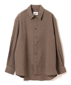 Colbo / ウール チェック ドレス シャツ