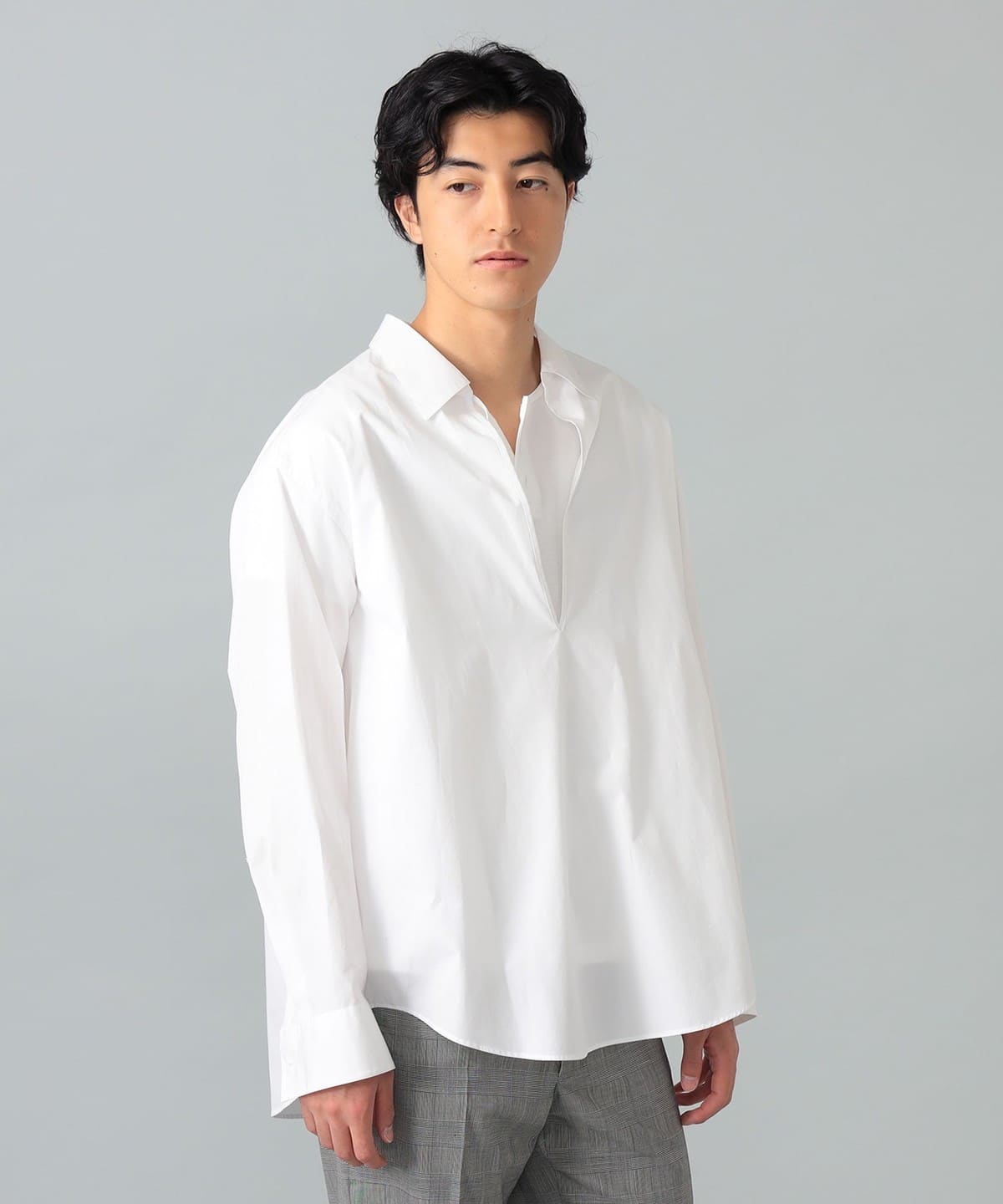 白　シャツ International Gallery BEAMS（インターナショナルギャラリー ビームス