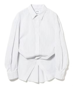 HED MAYNER / Pinstripe Oversized Shirt