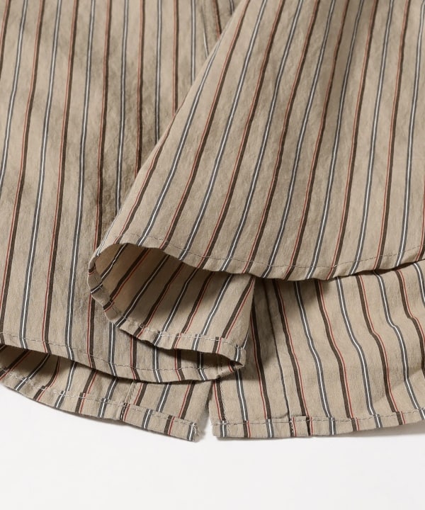 HOPE / STRING Cotton Nylon Stripe Shirt