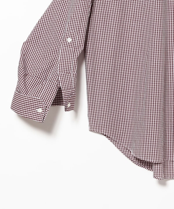 MARINA YEE / SHIRT1 オーバーサイズ シャツ RED PLAID