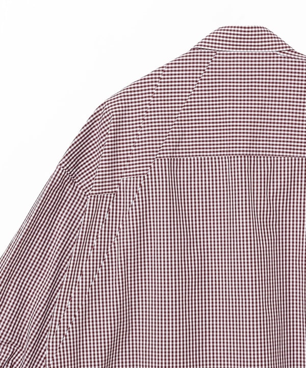 MARINA YEE / SHIRT1 オーバーサイズ シャツ RED PLAID