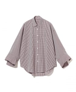 MARINA YEE / SHIRT1 オーバーサイズ シャツ レッドチェック