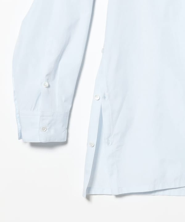 SETCHU / Cotton 3-Open Solid Shirt