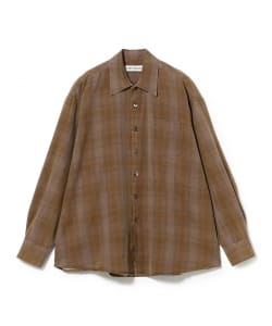 OUR LEGACY / BORROWED コットンフランネル シャツ