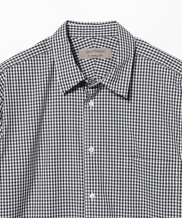 QUATTROCCHI / ギンガムチェック シグネチャー シャツ 26AW	