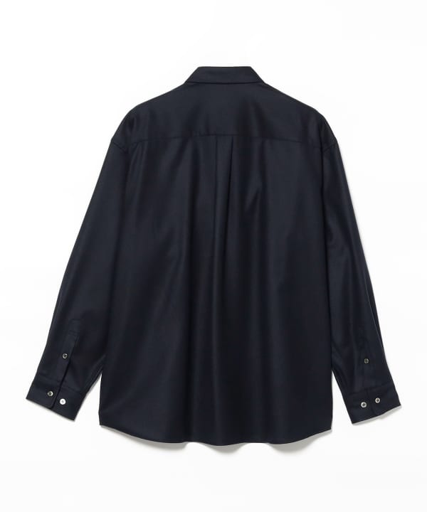 QUATTROCCHI / ウールミックス リラクシング シャツ