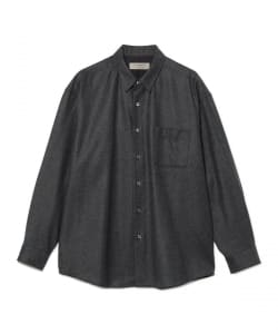 QUATTROCCHI / ウールミックス リラクシング シャツ