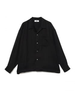 REVERBERATE / レーヨン オープンカラー シャツ	