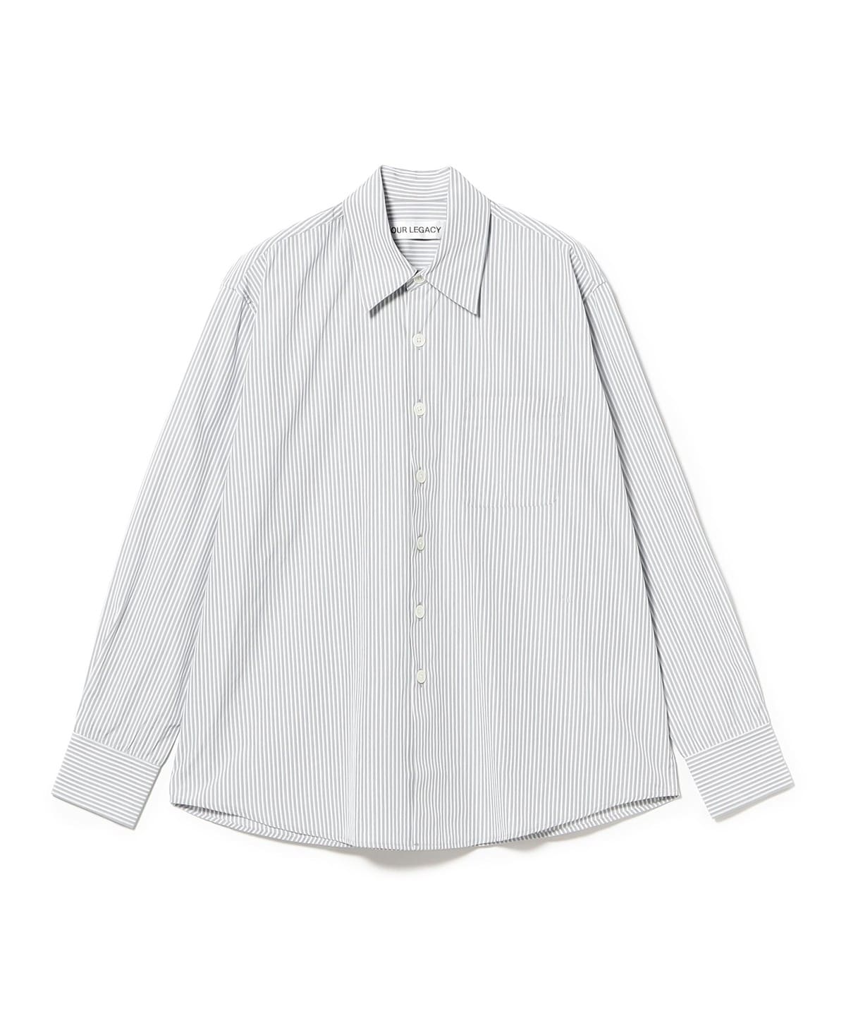 ❤OUR LEGACY ストライプシャツ アバブシャツ 46 International Gallery BEAMS（インターナショナルギャラリー ビームス