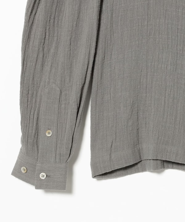 Sefr / EVERYDAY SHIRT コットン オープンカラー シャツ